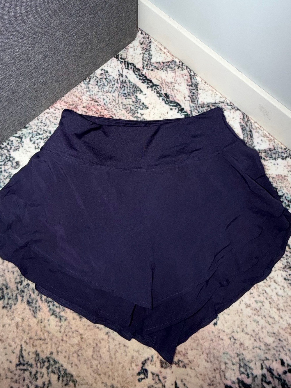 Baleaf Navy Running Shorts with brief